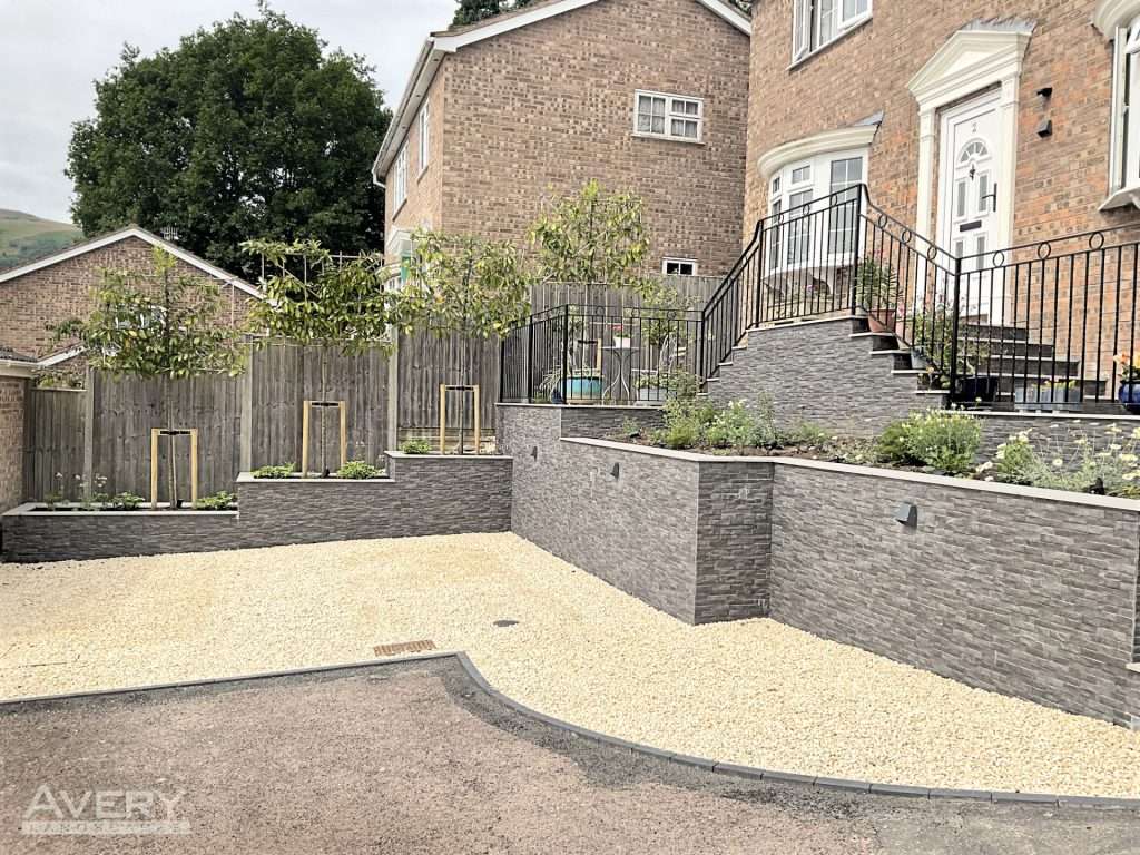 The finished Driveway Transformation project Close-up