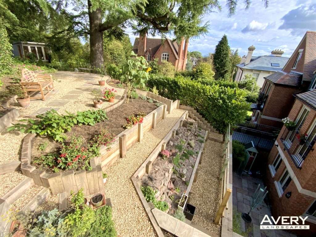 Back Garden to Multi-Level Oasis (Extreme Terracing)